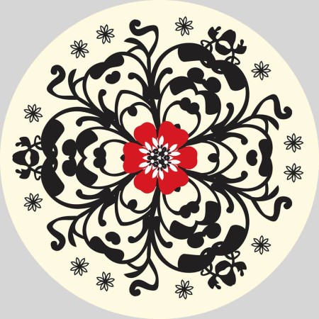 Csempe matrica - Flamenco - 4 darab