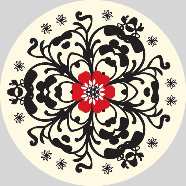 Csempe matrica - Flamenco - 4 darab