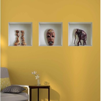 Afrika - 3D hatású matrica