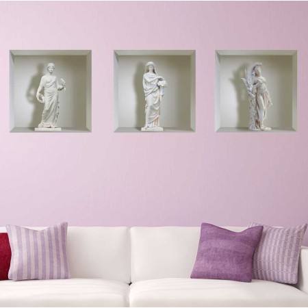 Szobrok - 3D hatású matrica