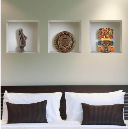 Maya szimbólumok - 3D hatású matrica