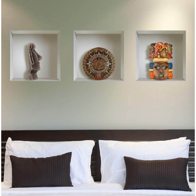 Maya szimbólumok - 3D hatású matrica