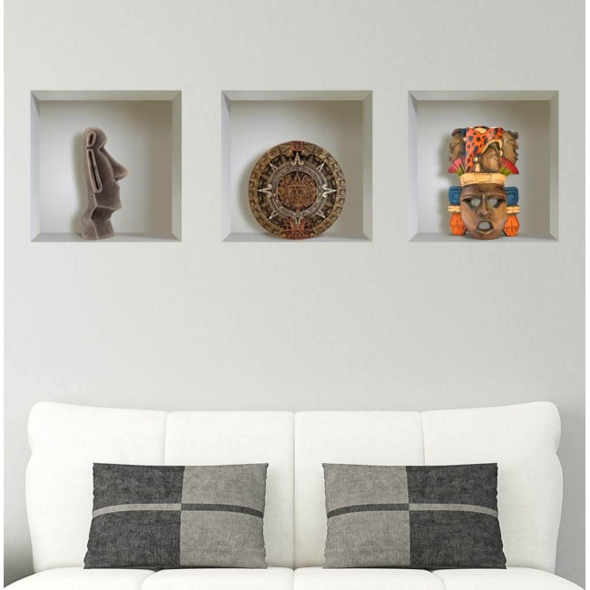 Maya szimbólumok - 3D hatású matrica