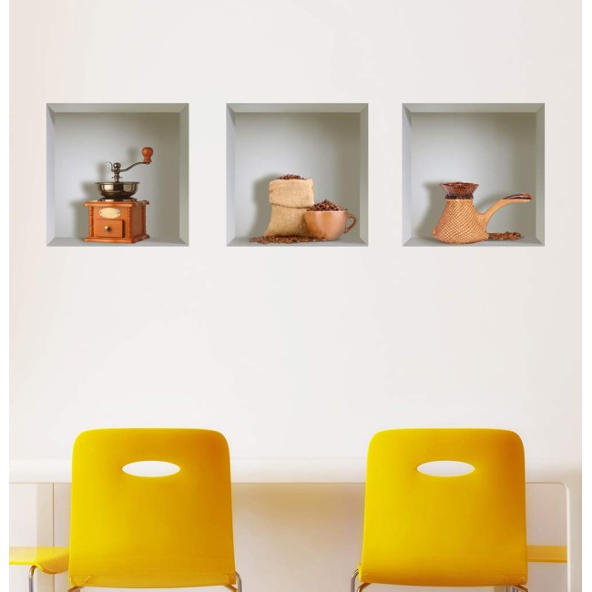 Kávészünet - 3D hatású matrica