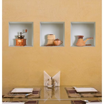 Kávészünet - 3D hatású matrica