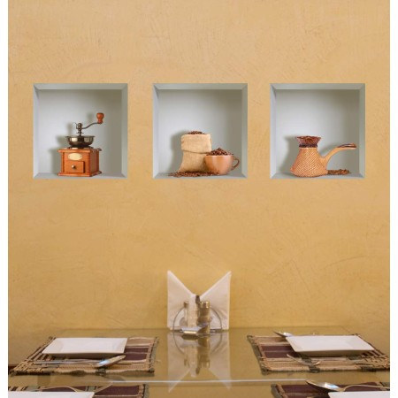 Kávészünet - 3D hatású matrica