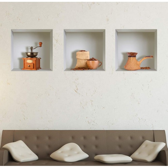 Kávészünet - 3D hatású matrica