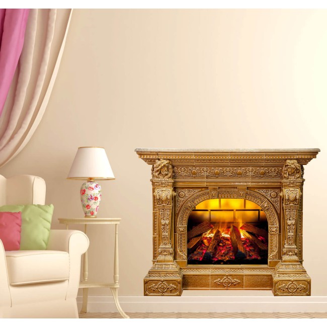 Kandalló - 3D hatású nyomtatott matrica