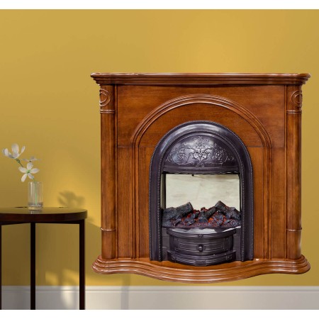 Rusztikus kandalló - 3D hatású nyomtatott matrica