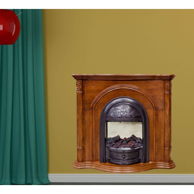 Rusztikus kandalló - 3D hatású nyomtatott matrica