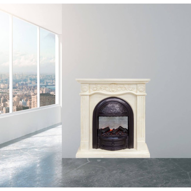 Elegáns kandalló - 3D hatású nyomtatott matrica