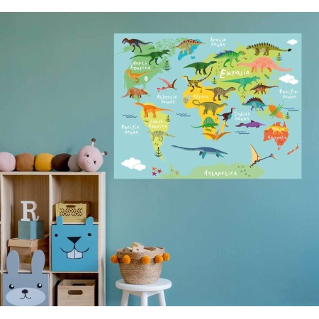 A dinoszauruszok világa - Nyomtatott matrica