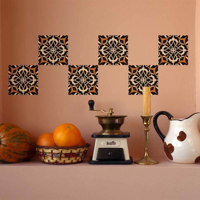 Csempe matrica - Fractal - 4 darab