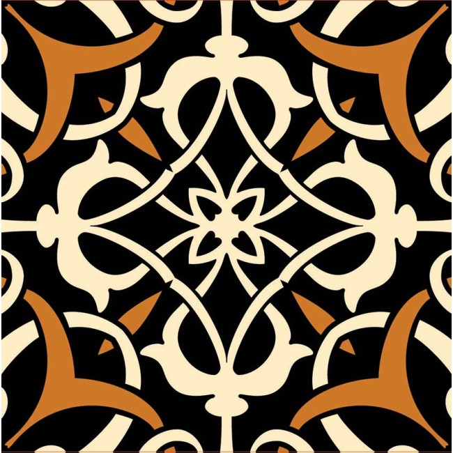 Csempe matrica - Fractal - 4 darab