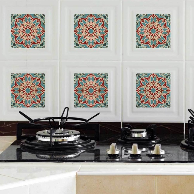 Csempe matrica - Pattern - 4 darab