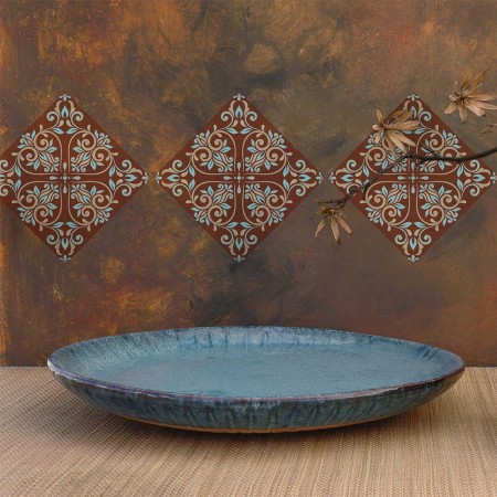 Csempe matrica - Kávé - 4 darab