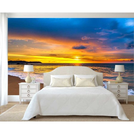 Fotótapéta - Naplemente a tengerparton