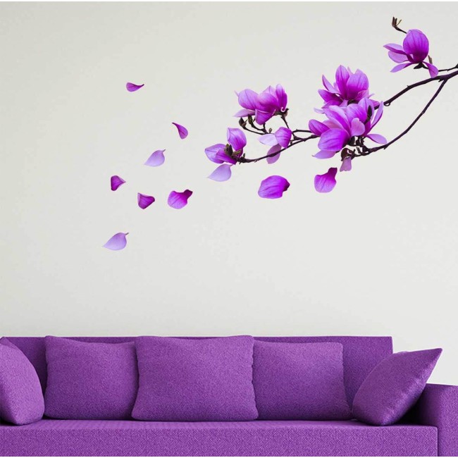 Lila magnólia - Nyomtatott matrica