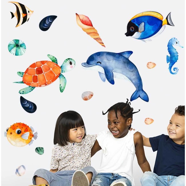 Víz alatti világ - Nyomtatott matrica