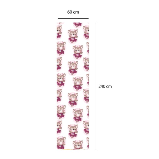 Fotótapéta - Aranyos balerina - 60x240