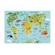 Világtérkép 2 - Színes Matrica