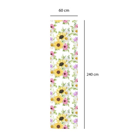 Fotótapéta - Színes virágok - 60x240