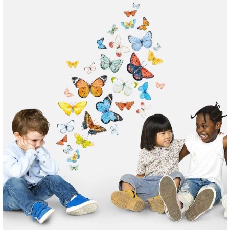 Pillangóraj - Nyomtatott matrica