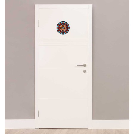 Ajtókitekintő/ Kukucskáló matrica -  Kaleidoszkóp