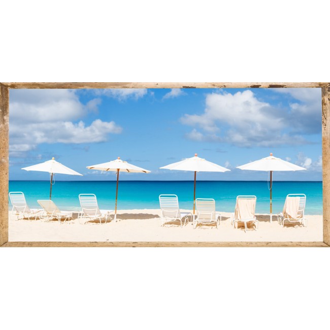 Napozóágyak - Nyomtatott poszter 