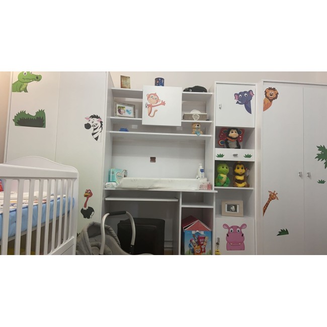 Állatkerti állatok - Színes matrica csomag