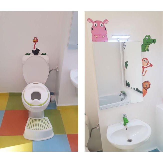 Állatkerti állatok - Színes matrica csomag