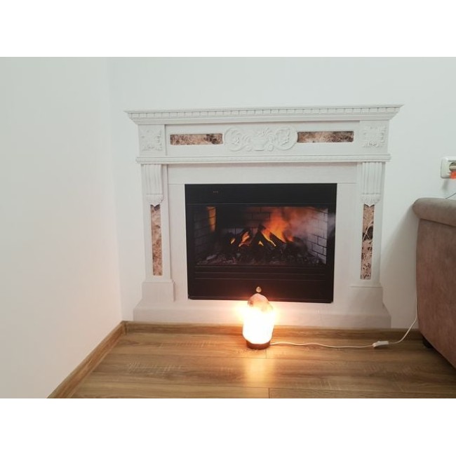 Fehér kandalló - 3D hatású nyomtatott matrica