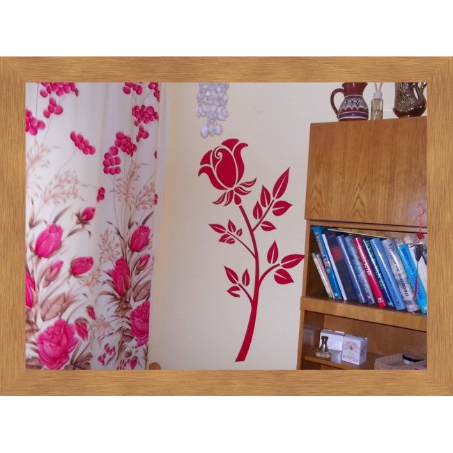Egy szál rózsa - Falmatrica / Faltetoválás -