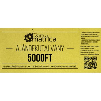 Ajándék kártya 5000FT
