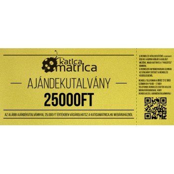 Ajándék kártya 25000FT