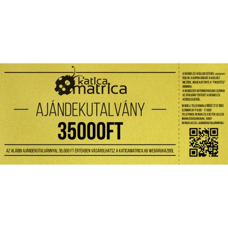 Ajándék kártya 35000FT