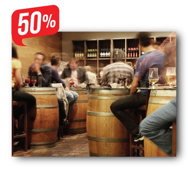 Borozó - Vászonkép - 45x60 cm