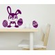 Húsvéti nyuszi - Falmatrica / Faltetoválás