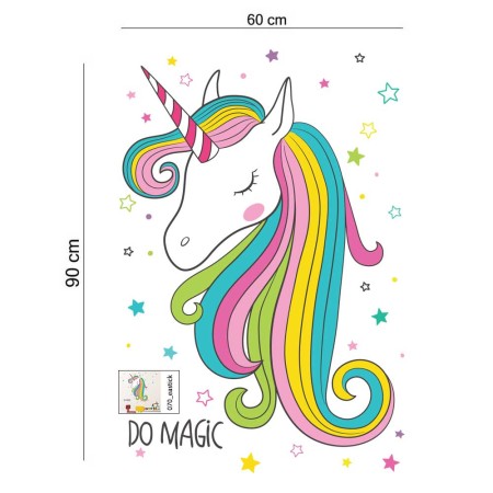 Színes unikornis lány