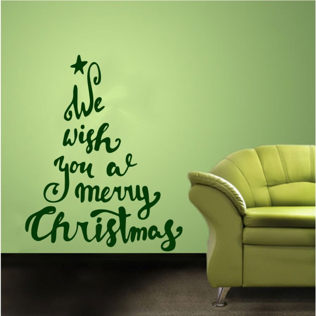 Merry Christmas Tree - Falmatrica / Faltetoválás