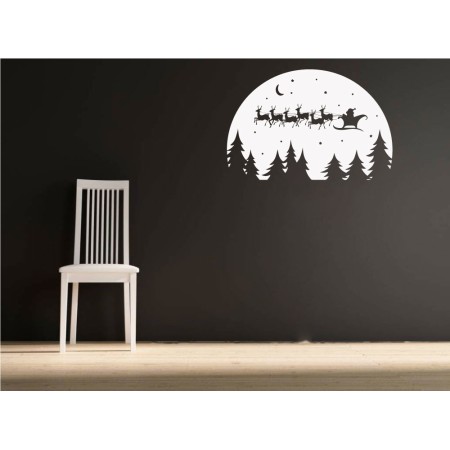 Téli éjszaka - Falmatrica / Faltetoválás