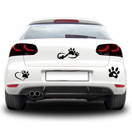 Autós matrica - Tappancs love (csomag)