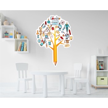 A tudás fája - Színes matrica