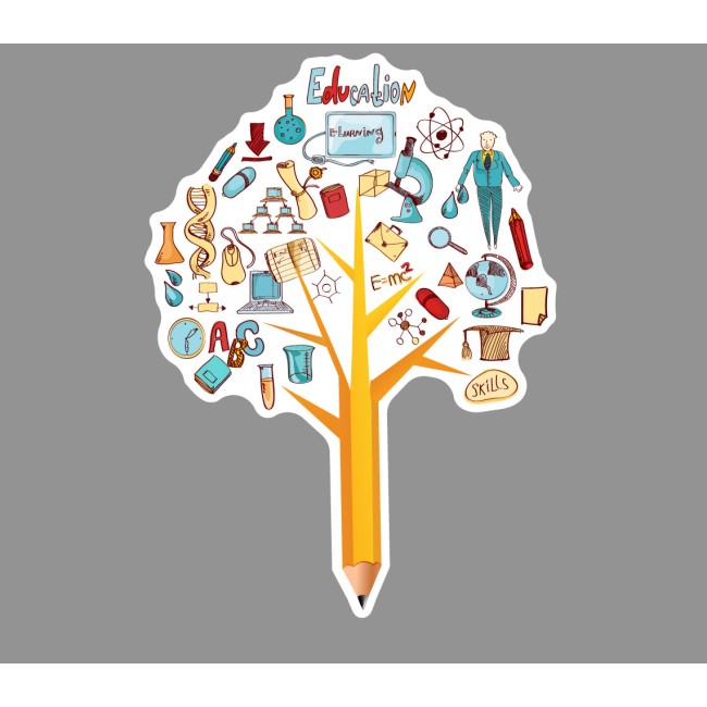 A tudás fája - Színes matrica