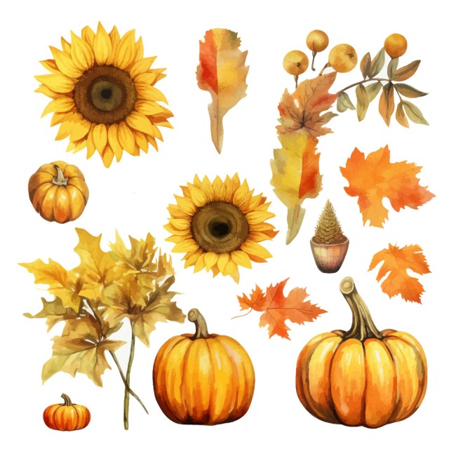 Őszi színek - Matrica csomag