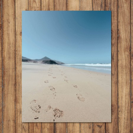 Lábnyomok - Vászonkép AKCIÓ - 20x25cm