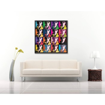 Pop art - Keretes Vászonkép AKCIÓ - 70x70cm