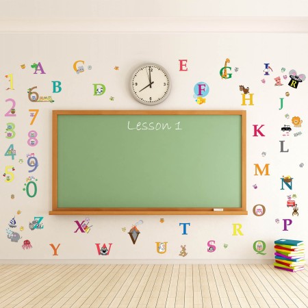 Angol ABC és számok - Matrica csomag