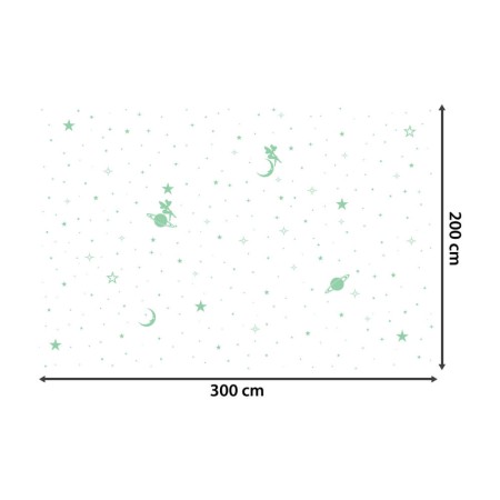 Tündérek az égen - Foszforeszkáló falmatrcia