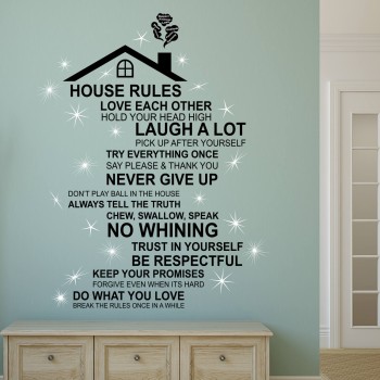 Házirend és Swarovski kristályok - Falmatrica 